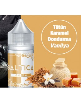 Saltica - Golem Salt Likit (Tütün, Karamel, Dondurma, Vanilya) (30ML)