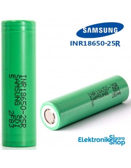 Samsung ICR18650-25R 18650 2500 mAh Li-On Pil Batarya