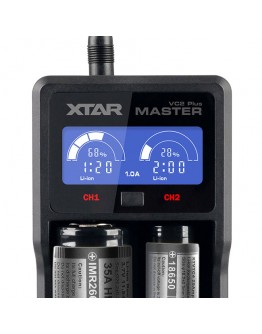 Xtar VC2 Universal Plus Master Li-ion Şarj Cihazı